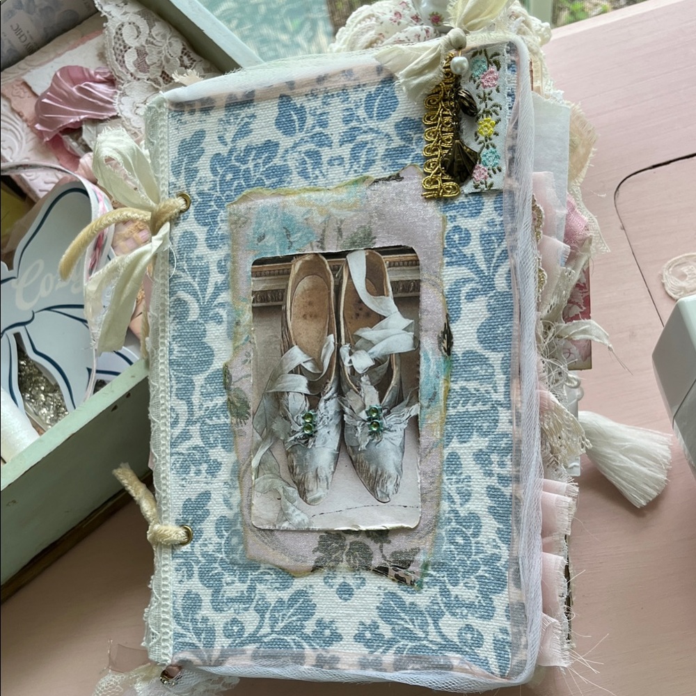 Floral Fabric “Junk” Journal